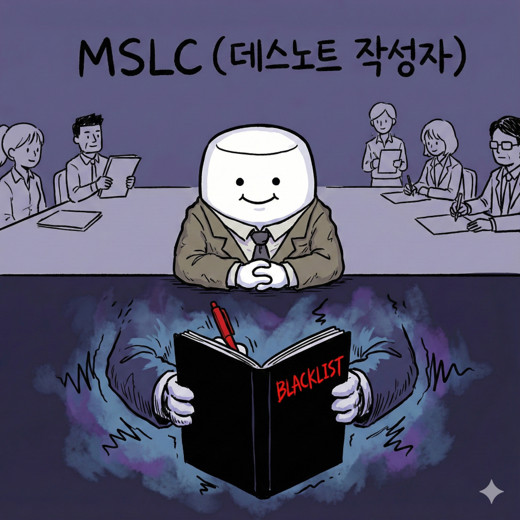 MSLC 데스노트 작성자: 미소 뒤에 숨은 심판관