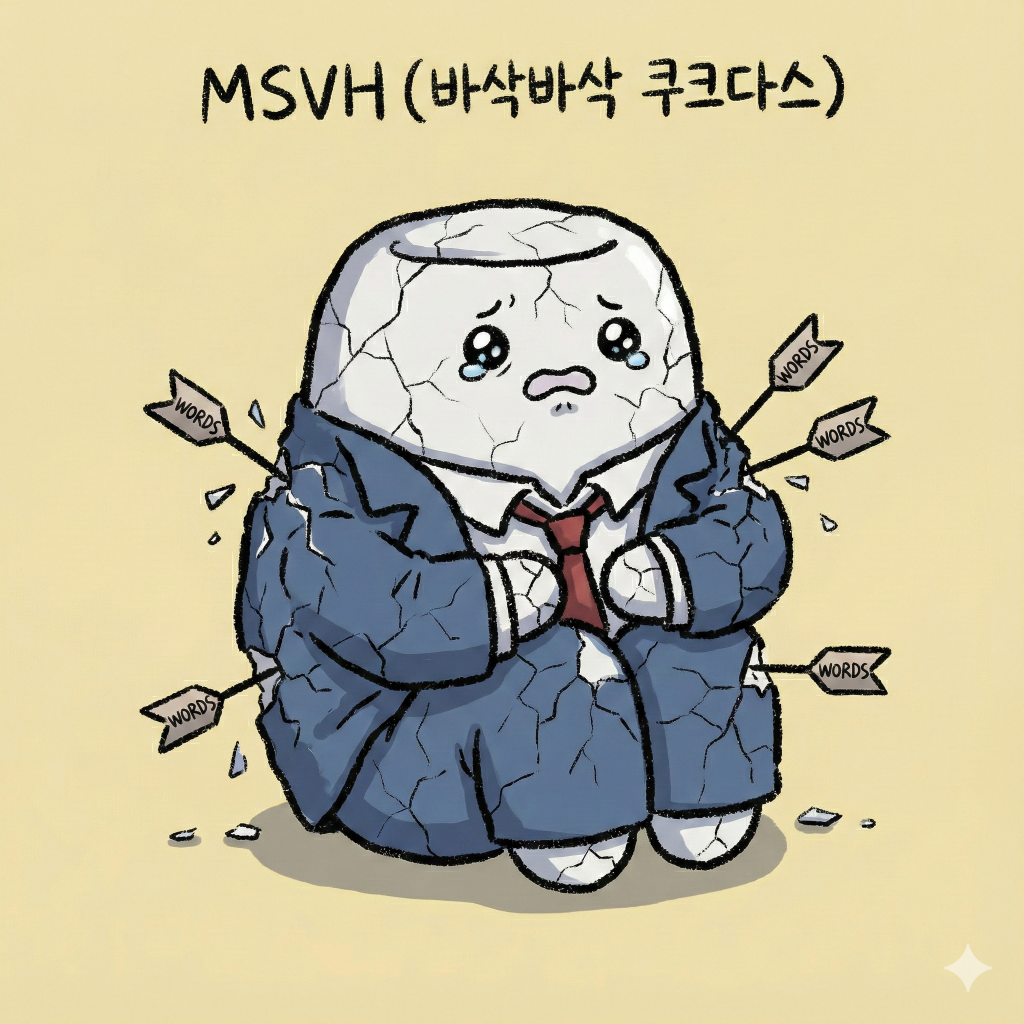MSVH 바삭바삭 쿠크다스: 유리처럼 투명하고 여린 영혼