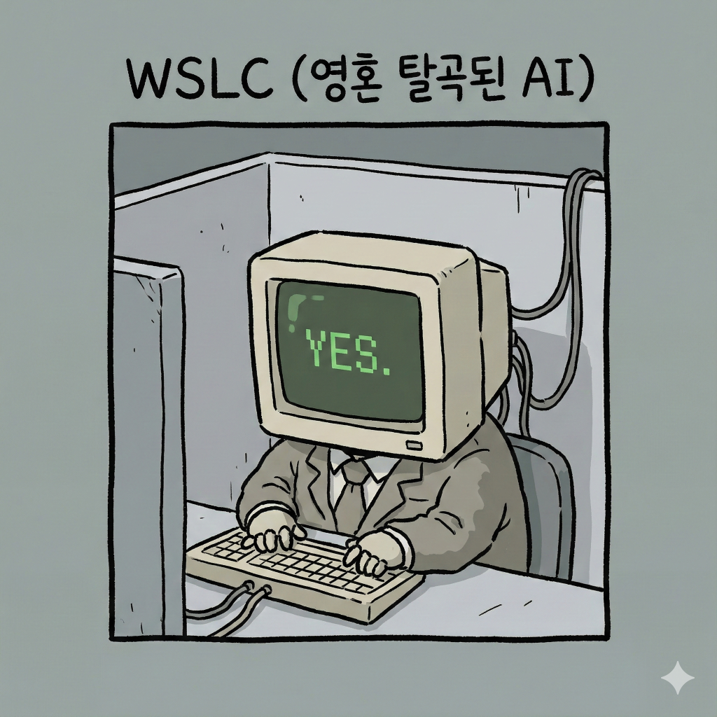 WSLC 영혼 탈곡된 AI: 감정을 삭제한 효율의 화신