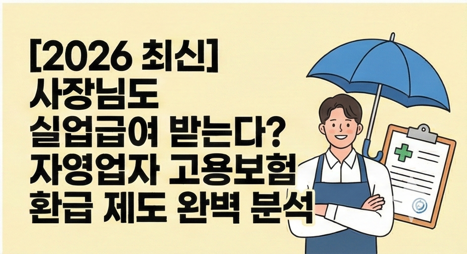 자영업자 고용보험 환급 제도